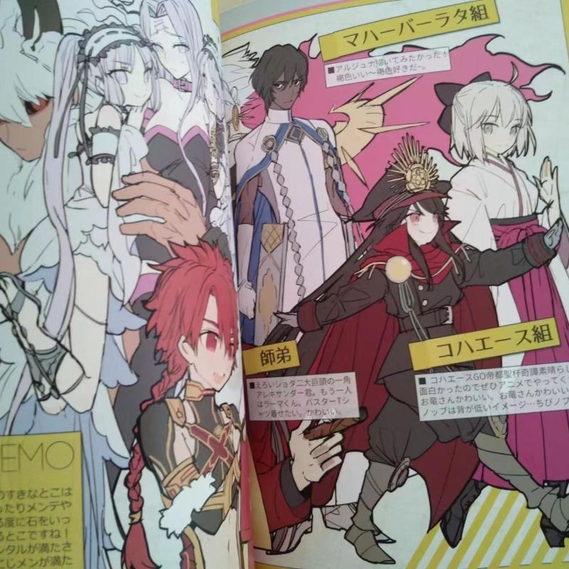 Fate Anime Merchandise - 2 libri Fate GO MEMO 1